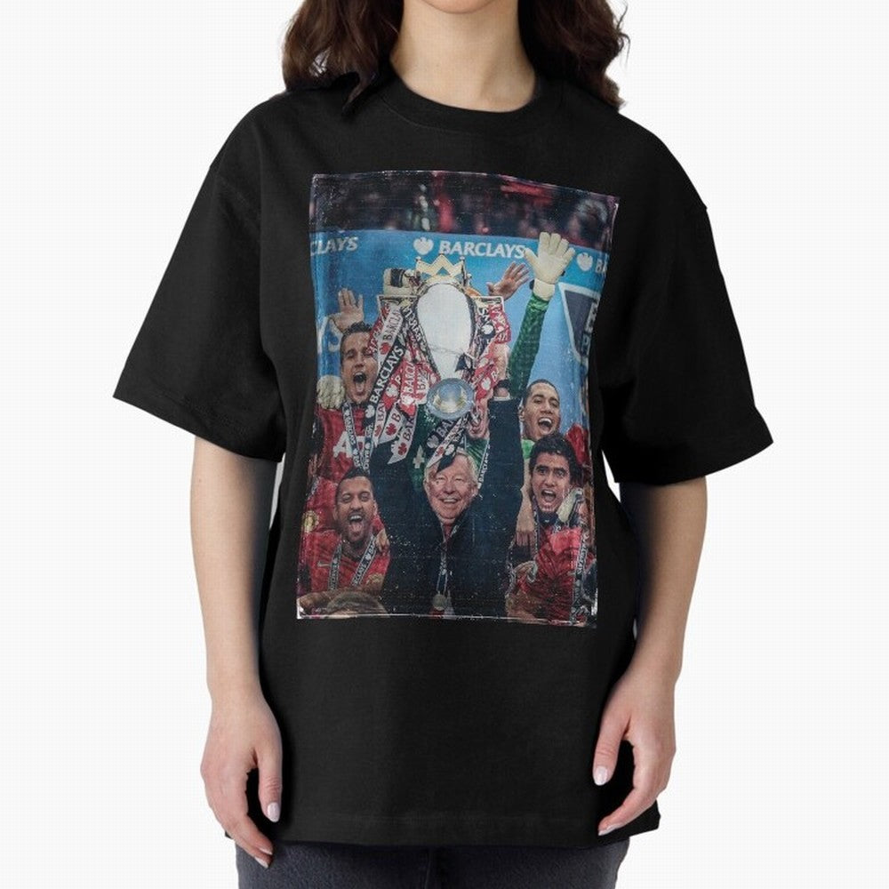 Sir Alex Ferguson Vintage Oversized T-Shirt Join Supporters Worldwide for FIFA World Cup 2026 Inspired by CR7, Argentina and Brazil Energy, Supporter Pride, Iconic Celebrations, Legendary Names and Global Match Day Energy; Ideal for Passionate Fans