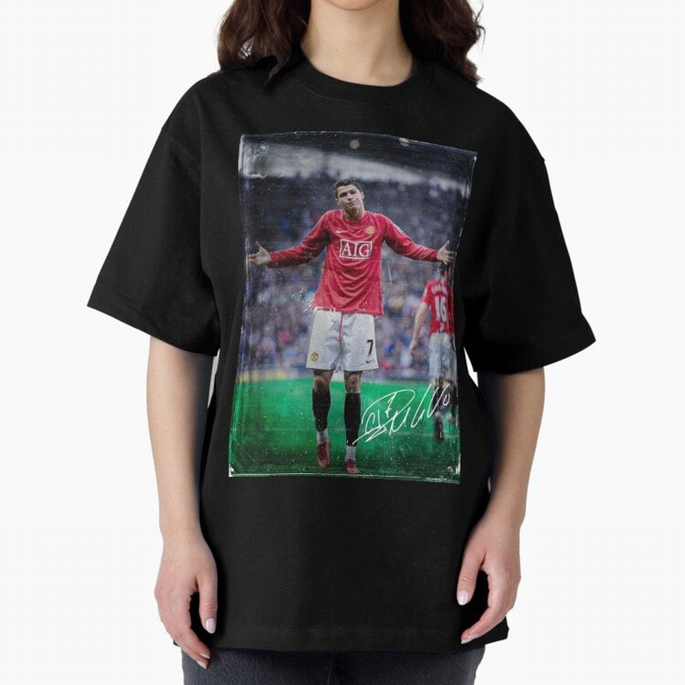 Cristiano Ronaldo Oversized T-Shirt Celebrate Every Goal in the FIFA World Cup 2026 Group Stage Journey through Cristiano Ronaldo Highlights, Argentina Pride, Championship Spirit, Famous Goals, Roaring Crowds and International Football Unity;
