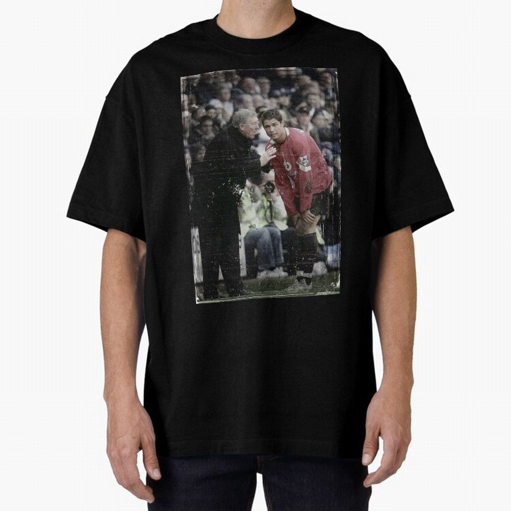 Sir Alex Ferguson and Cristiano Ronaldo Oversized T-Shirt Make the Season About the FIFA World Cup 2026 USA Canada Mexico Journey through Messi, Neymar and Mbappe Highlights, Portugal, Spain and Germany Pride, Vintage Soccer Flavor, Modern Football