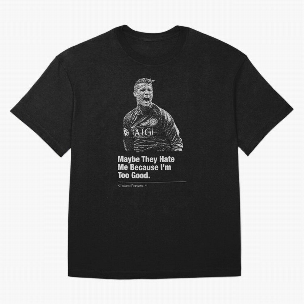 They Hate Me Because I'm Too Good Oversized T-Shirt Follow Match Day Hype around FIFA World Cup 2026 Group Stage, Neymar, Haaland and Cristiano Ronaldo, Spain and Netherlands, Championship Spirit, Famous Goals, Roaring Crowds and International