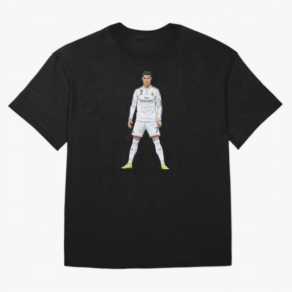 Cristiano Ronaldo at Madrid | Football Legend Oversized T-Shirt Experience the Global Stage of FIFA World Cup 2026 Group Stage Spirit, Featuring Germany, Mbappe and Neymar, Champion Mindset, Group Stage Buzz, Knockout Tension and Passionate Fan