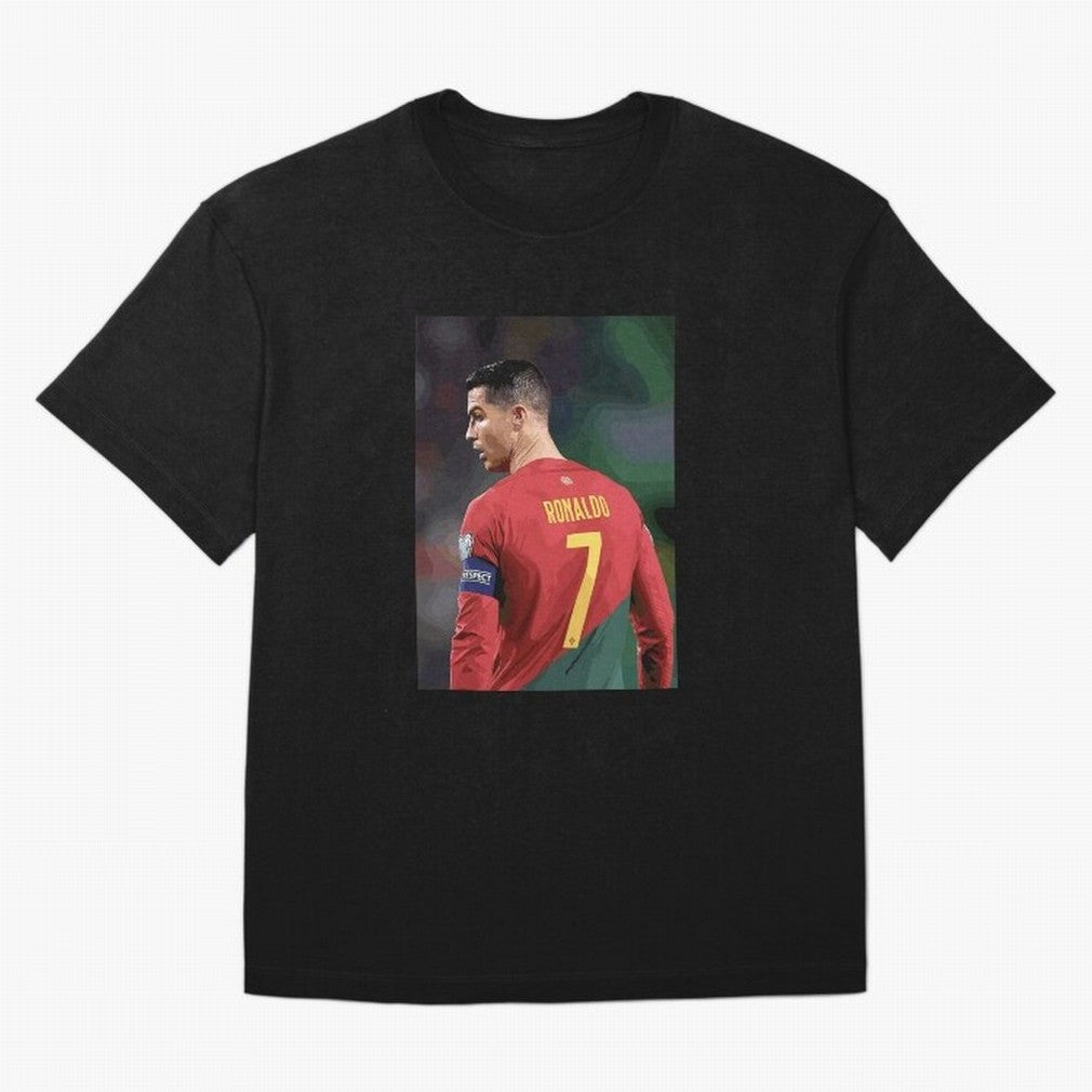 Cristiano Ronaldo Oversized T-Shirt Bring Bold Fan Energy to FIFA World Cup 2026 for Fans of Mbappe and Neymar and Portugal, Bringing Game Day Rituals, Football Legends, Country Pride and the Road to the Final; Created for Match Day Parties, Soccer