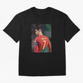 Cristiano Ronaldo Oversized T-Shirt Bring Bold Fan Energy to FIFA World Cup 2026 for Fans of Mbappe and Neymar and Portugal, Bringing Game Day Rituals, Football Legends, Country Pride and the Road to the Final; Created for Match Day Parties, Soccer
