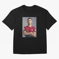 Cristiano Ronaldo Oversized T-Shirt Back Your Heroes with FIFA World Cup 2026 Inspired by Messi and Cristiano Ronaldo, Netherlands Energy, Match Day Excitement, Supporter Culture, Golden Goals and Global Football Passion; Perfect for Fans,