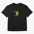 Energetic Soccer Celebration ¨C Number 7 Sketch Art Oversized T-Shirt Celebrate Rivalries and Pride in FIFA World Cup 2026 USA Canada Mexico Spirit, Featuring Brazil, CR7, Fan Favorite Moments, National Team Passion, Big Match Drama and Soccer