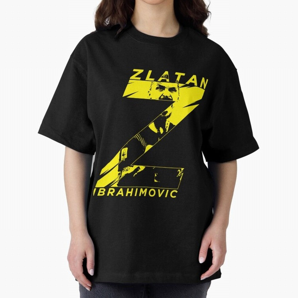 Zlatan Ibrahimovic Swedish God Gjq588 Oversized T-Shirt Carry Global Football Passion for FIFA World Cup 2026, with Messi and Cristiano Ronaldo, France, Global Supporter Spirit, Legendary Goals, National Colors and Tournament Celebration; Ideal for
