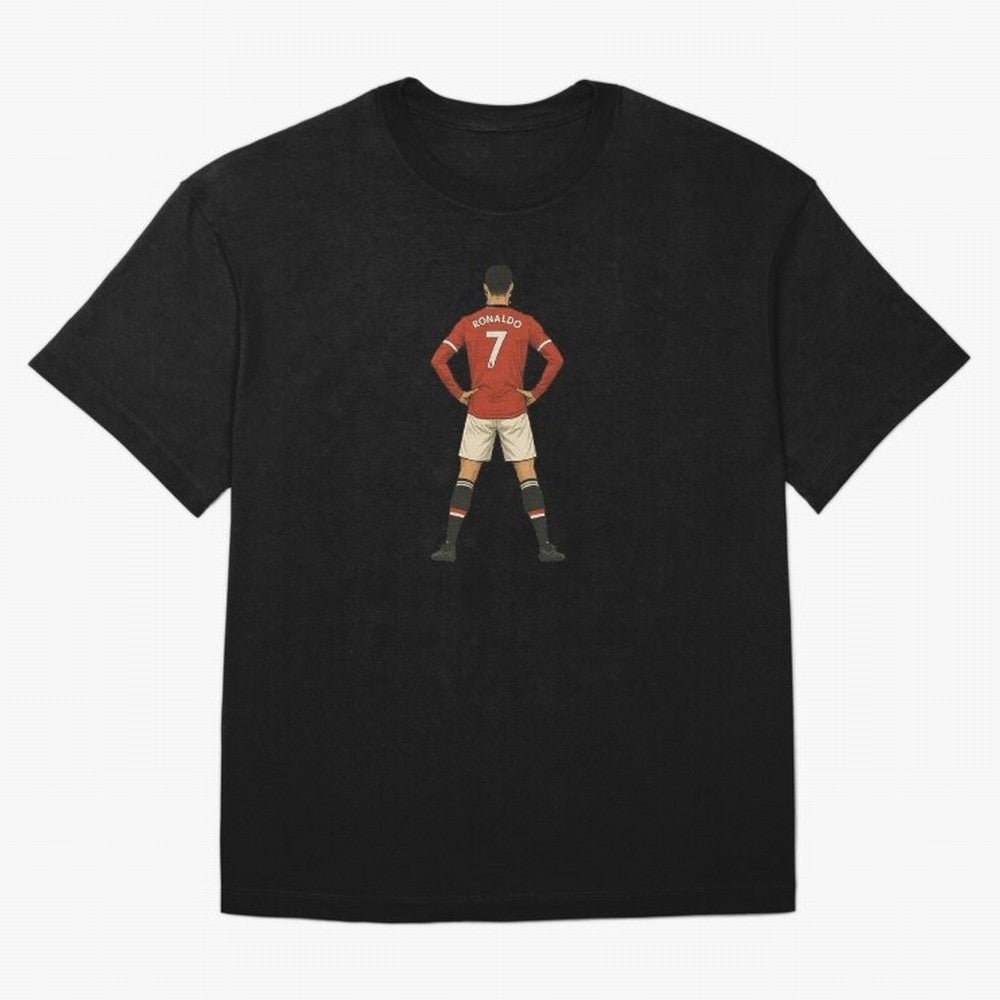 Ronaldo Oversized T-Shirt Represent Match Day Hype around FIFA World Cup 2026 USA Canada Mexico, CR7 and Messi, Germany, Tournament Hype, Historic Matchups, Family Viewing Parties and Global Sports Pride; Great for Supporters Who Love Legendary