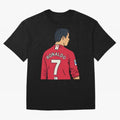 Cristiano Ronaldo Oversized T-Shirt Bring Home the FIFA World Cup 2026 Group Stage Journey through Neymar, Haaland and Cristiano Ronaldo Highlights, Portugal Pride, Retro Football Energy, Iconic Rivalries, Trophy Chase Drama and Stadium Atmosphere;