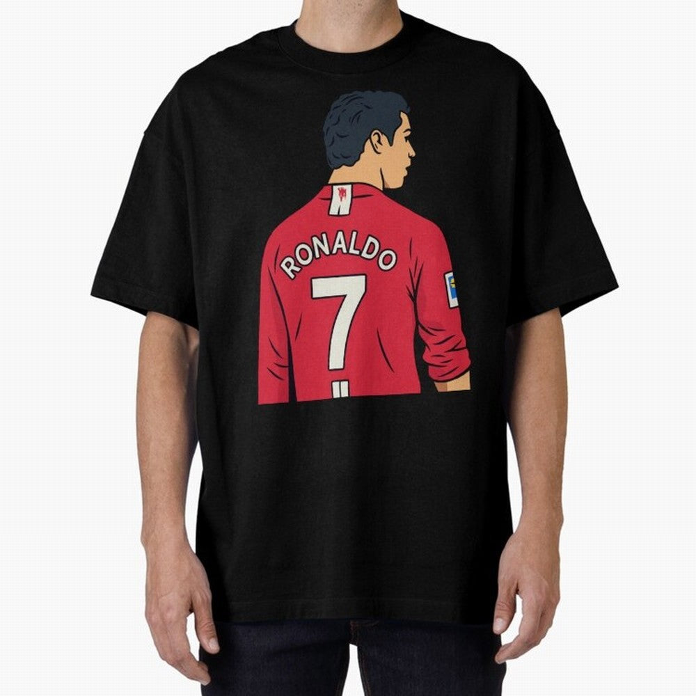 Cristiano Ronaldo Oversized T-Shirt Bring Home the FIFA World Cup 2026 Group Stage Journey through Neymar, Haaland and Cristiano Ronaldo Highlights, Portugal Pride, Retro Football Energy, Iconic Rivalries, Trophy Chase Drama and Stadium Atmosphere;