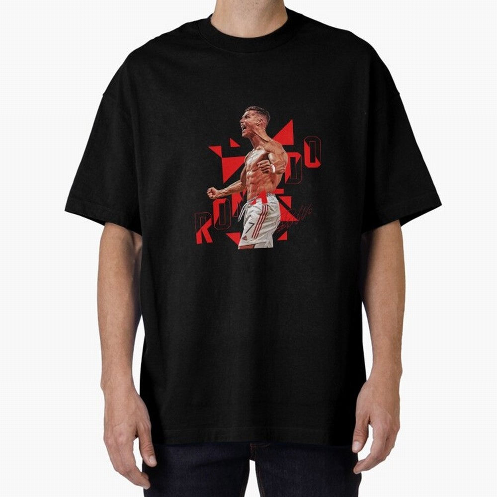 Cristiano Ronaldo Oversized T-Shirt Turn Football Passion into Match Day Hype around FIFA World Cup 2026 Group Stage, Haaland and Mbappe, Spain, Football History, Final Match Energy, Crowd Noise and Once in a Lifetime Moments; Made for Collectors