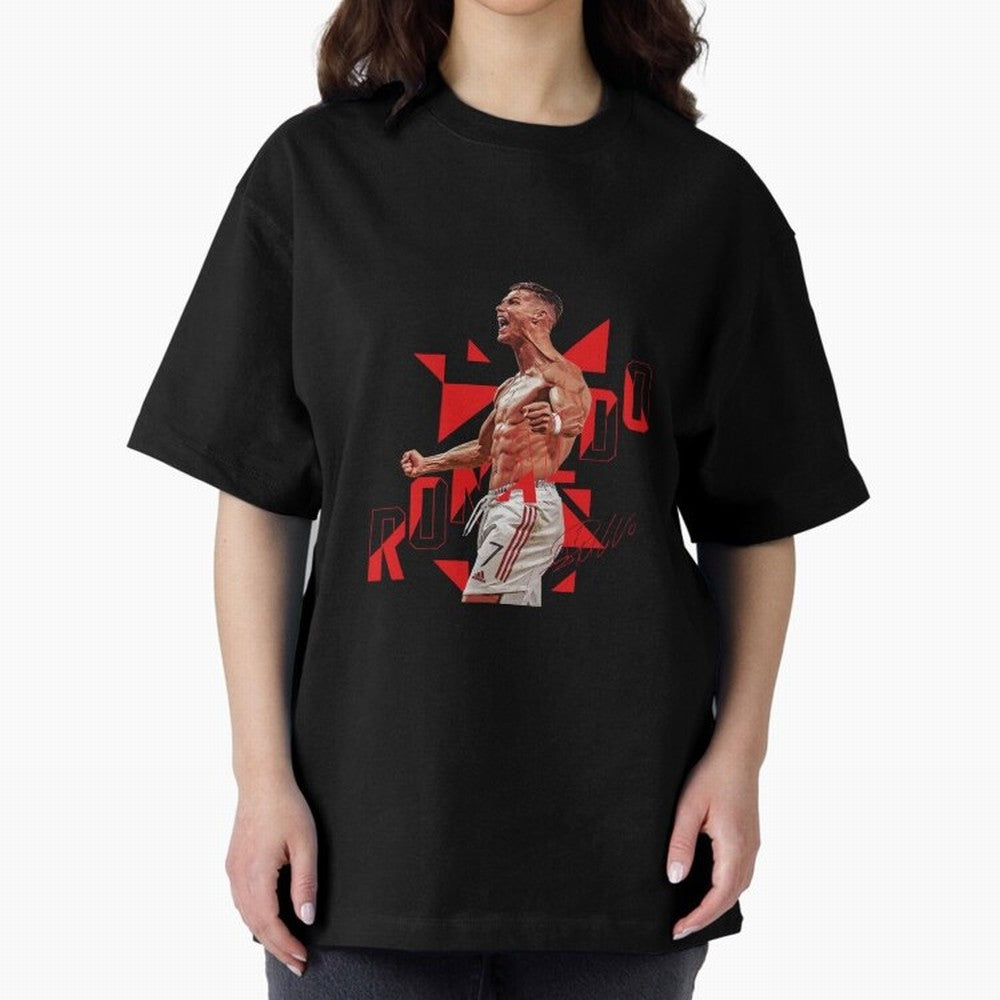 Cristiano Ronaldo Oversized T-Shirt Turn Football Passion into Match Day Hype around FIFA World Cup 2026 Group Stage, Haaland and Mbappe, Spain, Football History, Final Match Energy, Crowd Noise and Once in a Lifetime Moments; Made for Collectors