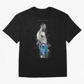 Abstract Football Player Celebration Artwork For Men And Gift For Soccer Fans Oversized T-Shirt Mark FIFA World Cup 2026 Spirit, Celebrating England, France and Netherlands, Messi, CR7 and Mbappe, Goal Celebration Energy, Supporter Heritage,
