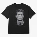 Retro Football Legend Portrait Illustration For Men And Gift For Soccer Fans Oversized T-Shirt Discover Match Day Hype around FIFA World Cup 2026 USA Canada Mexico, Messi, CR7 and Mbappe, Argentina and Brazil, Game Day Rituals, Football Legends,