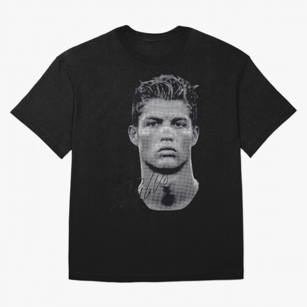 Retro Football Legend Portrait Illustration For Men And Gift For Soccer Fans Oversized T-Shirt Discover Match Day Hype around FIFA World Cup 2026 USA Canada Mexico, Messi, CR7 and Mbappe, Argentina and Brazil, Game Day Rituals, Football Legends,
