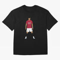 Cristiano Ronaldo Iconic Stance Fan Art Oversized T-Shirt Show Support during the FIFA World Cup 2026 Journey through CR7 Highlights, Netherlands Pride, Match Day Excitement, Supporter Culture, Golden Goals and Global Football Passion; Created for