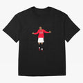 Cristiano Ronaldo Goal Celebration Illustration Oversized T-Shirt Carry the Dream of the FIFA World Cup 2026 USA Canada Mexico Journey through Cristiano Ronaldo Highlights, Argentina and Brazil Pride, Worldwide Fan Energy, Dramatic Goals, Stadium