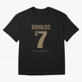 Cristiano Ronaldo Oversized T-Shirt Stand Out with Spirit from Global Football Passion for FIFA World Cup 2026 USA Canada Mexico, Centered on Mbappe, Germany, Football History, Final Match Energy, Crowd Noise and Once in a Lifetime Moments; Built