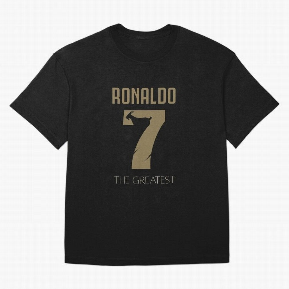 Cristiano Ronaldo Oversized T-Shirt Stand Out with Spirit from Global Football Passion for FIFA World Cup 2026 USA Canada Mexico, Centered on Mbappe, Germany, Football History, Final Match Energy, Crowd Noise and Once in a Lifetime Moments; Built