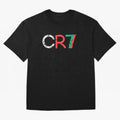 CR7 Portugal Colors Poster For Football Fans, Gift For Soccer Lovers Oversized T-Shirt Mark FIFA World Cup 2026 USA Canada Mexico Spirit, Driven by Argentina, Messi, Neymar and Mbappe, Game Day Rituals, Football Legends, Country Pride and the Road