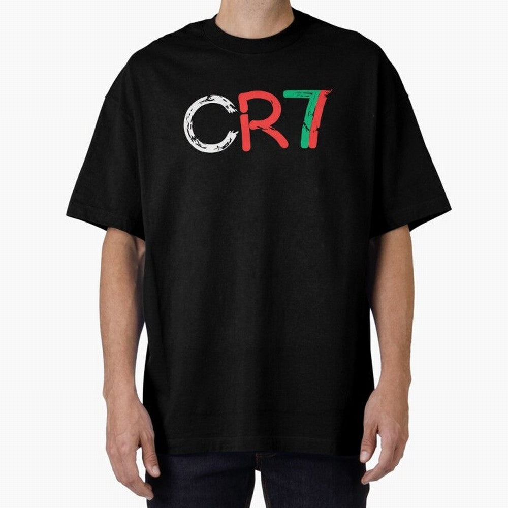 CR7 Portugal Colors Poster For Football Fans, Gift For Soccer Lovers Oversized T-Shirt Mark FIFA World Cup 2026 USA Canada Mexico Spirit, Driven by Argentina, Messi, Neymar and Mbappe, Game Day Rituals, Football Legends, Country Pride and the Road