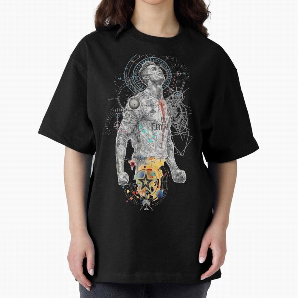 Cristiano Ronaldo Football Playmaker Oversized T-Shirt Show Your Love for the FIFA World Cup 2026 Journey through Cristiano Ronaldo, Haaland and CR7 Highlights, England and Germany Pride, Stadium Chants, National Pride, Trophy Dreams and