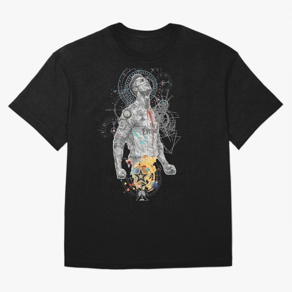 Cristiano Ronaldo Football Playmaker Oversized T-Shirt Show Your Love for the FIFA World Cup 2026 Journey through Cristiano Ronaldo, Haaland and CR7 Highlights, England and Germany Pride, Stadium Chants, National Pride, Trophy Dreams and