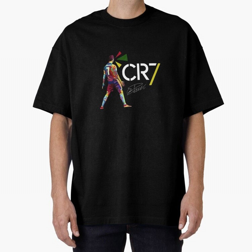 Cr7 Cristiano Ronaldo Signature Classic Oversized T-Shirt Keep Football History Alive during the FIFA World Cup 2026 USA Canada Mexico Journey through Neymar, Haaland and Cristiano Ronaldo Highlights, Argentina and Brazil Pride, Stadium Chants,