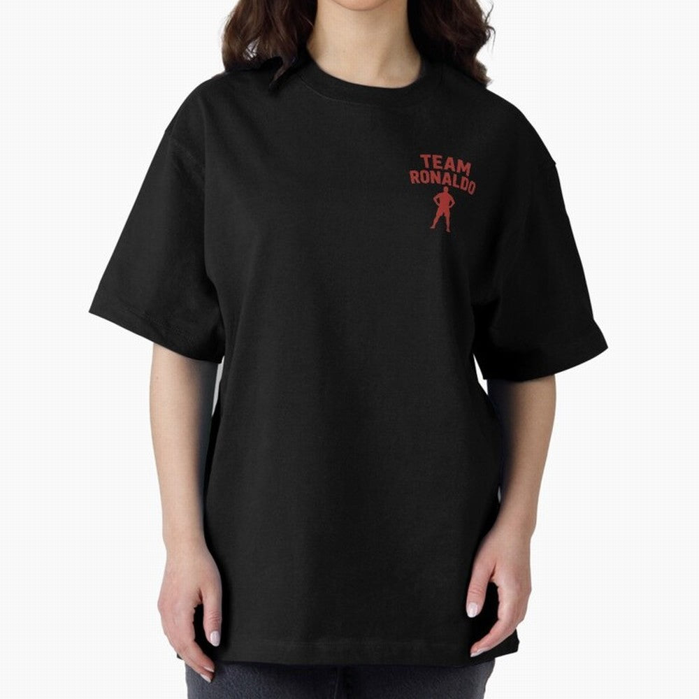 Team Ronaldo | CR7 team | For Fans Oversized T-Shirt Support Iconic Players in Global Football Passion for FIFA World Cup 2026 Group Stage, Driven by Neymar, England, Champion Mindset, Group Stage Buzz, Knockout Tension and Passionate Fan Culture;