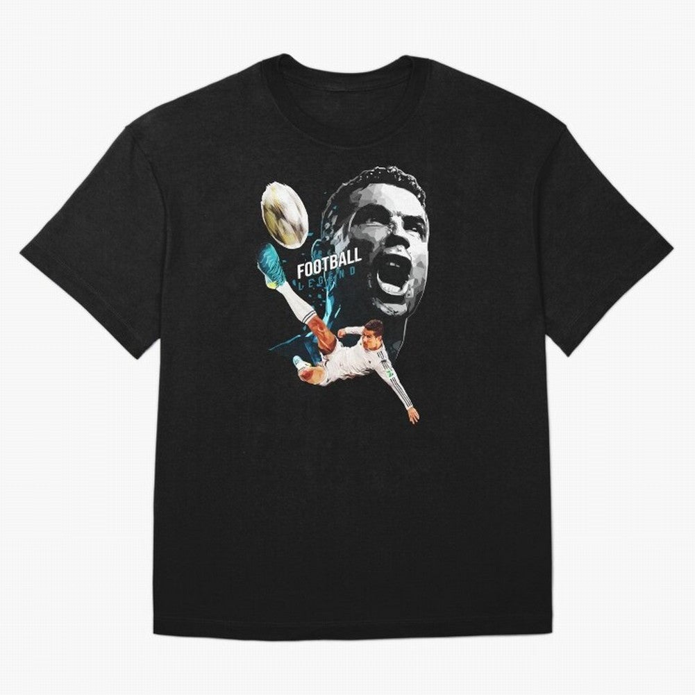 Cristiano Ronaldo Oversized T-Shirt Feel the Roar of Match Day Hype around FIFA World Cup 2026, Messi and Cristiano Ronaldo, England and Germany, Sports Nostalgia, International Competition, Famous Players and Unforgettable Victories; Made for