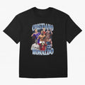 CR7 Oversized T-Shirt Spotlight FIFA World Cup 2026 USA Canada Mexico for Fans of Messi, CR7 and Mbappe and Netherlands, Bringing Football History, Final Match Energy, Crowd Noise and Once in a Lifetime Moments; Made for Collectors Who Enjoy Iconic