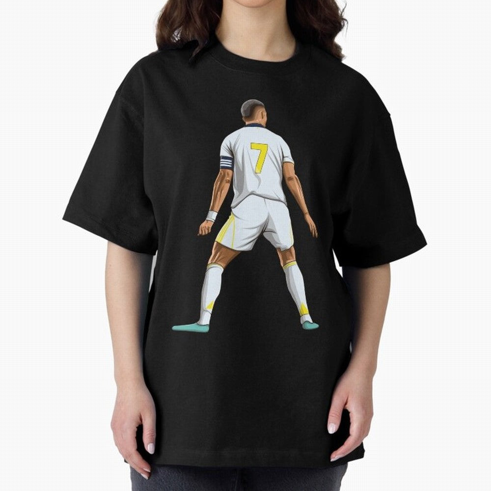 Cristiano Ronaldo Oversized T-Shirt Bring Bold Fan Energy to Global Football Passion for FIFA World Cup 2026 Group Stage, with CR7, England and Germany, Stadium Chants, National Pride, Trophy Dreams and Unforgettable Football Memories; Ideal for