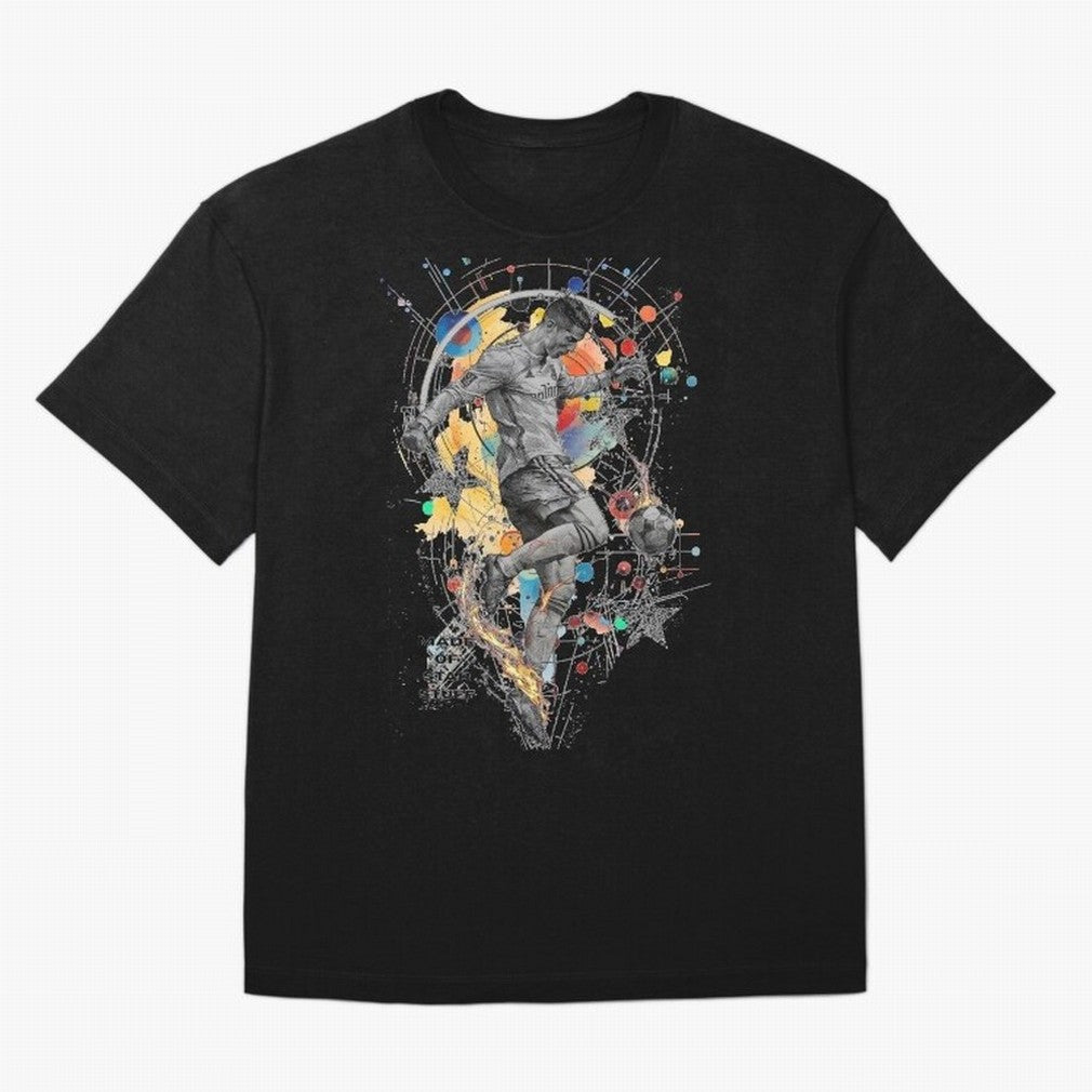 Cristiano Ronaldo Football Playmaker Oversized T-Shirt Bring Stadium Energy to the FIFA World Cup 2026 Group Stage Journey through Haaland Highlights, Spain Pride, Game Day Rituals, Football Legends, Country Pride and the Road to the Final; Ideal