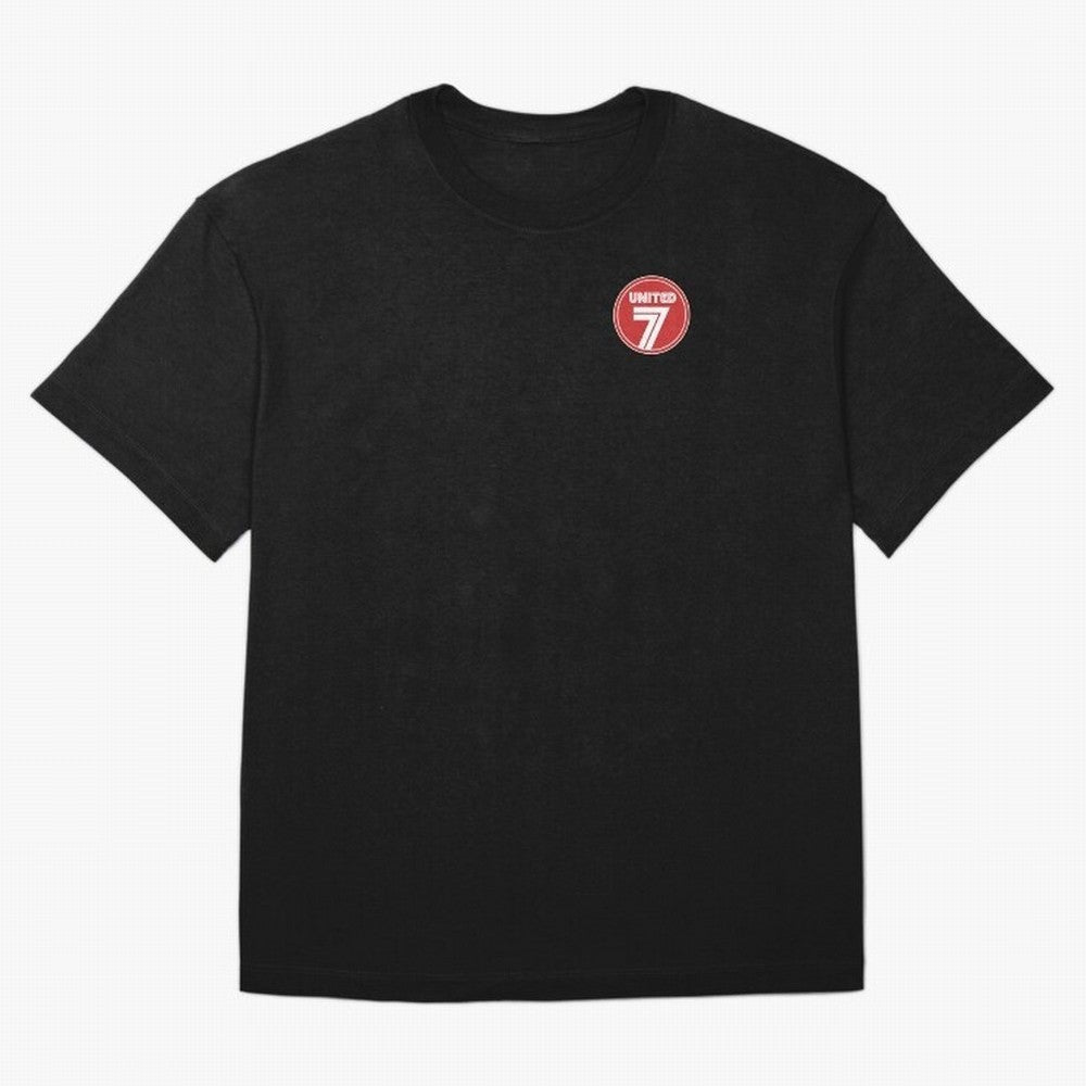 United 7 Manchester United Magnificent Sevens Oversized T-Shirt Celebrate FIFA World Cup 2026 Group Stage for Fans of CR7 and Spain and Netherlands, Bringing Stadium Memories, Football Loyalty, International Chants and Championship Tradition; Great