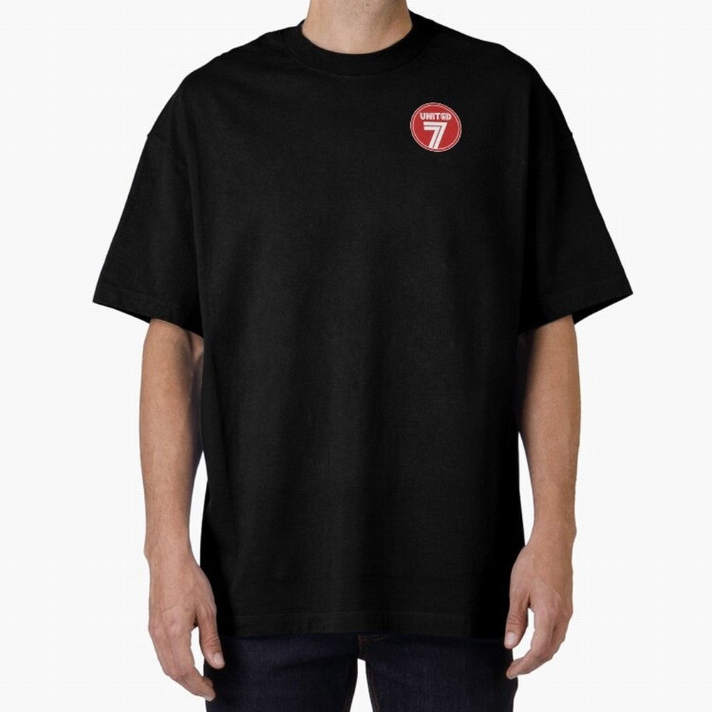 United 7 Manchester United Magnificent Sevens Oversized T-Shirt Celebrate FIFA World Cup 2026 Group Stage for Fans of CR7 and Spain and Netherlands, Bringing Stadium Memories, Football Loyalty, International Chants and Championship Tradition; Great