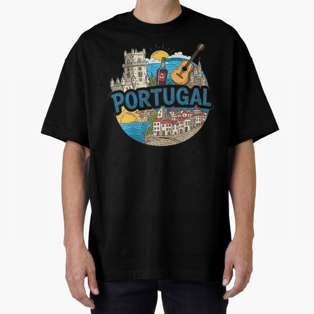 PORTUGAL Oversized T-Shirt Celebrate Global Passion for the FIFA World Cup 2026 Journey through Messi, Neymar and Mbappe Highlights, Argentina Pride, Soccer Culture, Superstar Moments, National Team Dreams and Competitive Fire; Ideal for Fans Who