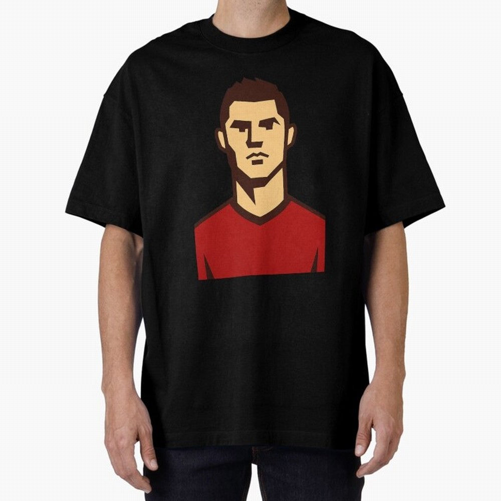 cristiano 2 Oversized T-Shirt Celebrate the Next Chapter of FIFA World Cup 2026 for Fans of Haaland and Mbappe and France and Portugal, Bringing Champion Mindset, Group Stage Buzz, Knockout Tension and Passionate Fan Culture; Great for Supporters