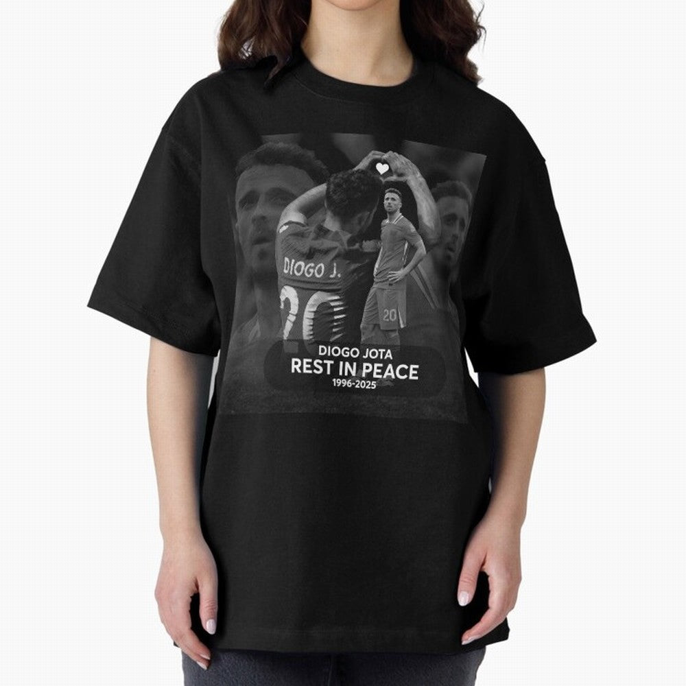 Diogo Jota rest in peace Oversized T-Shirt Bring Match Day Fire to FIFA World Cup 2026 Group Stage for Fans of Messi and Argentina, Bringing Match Day Excitement, Supporter Culture, Golden Goals and Global Football Passion; Made for Collectors Who