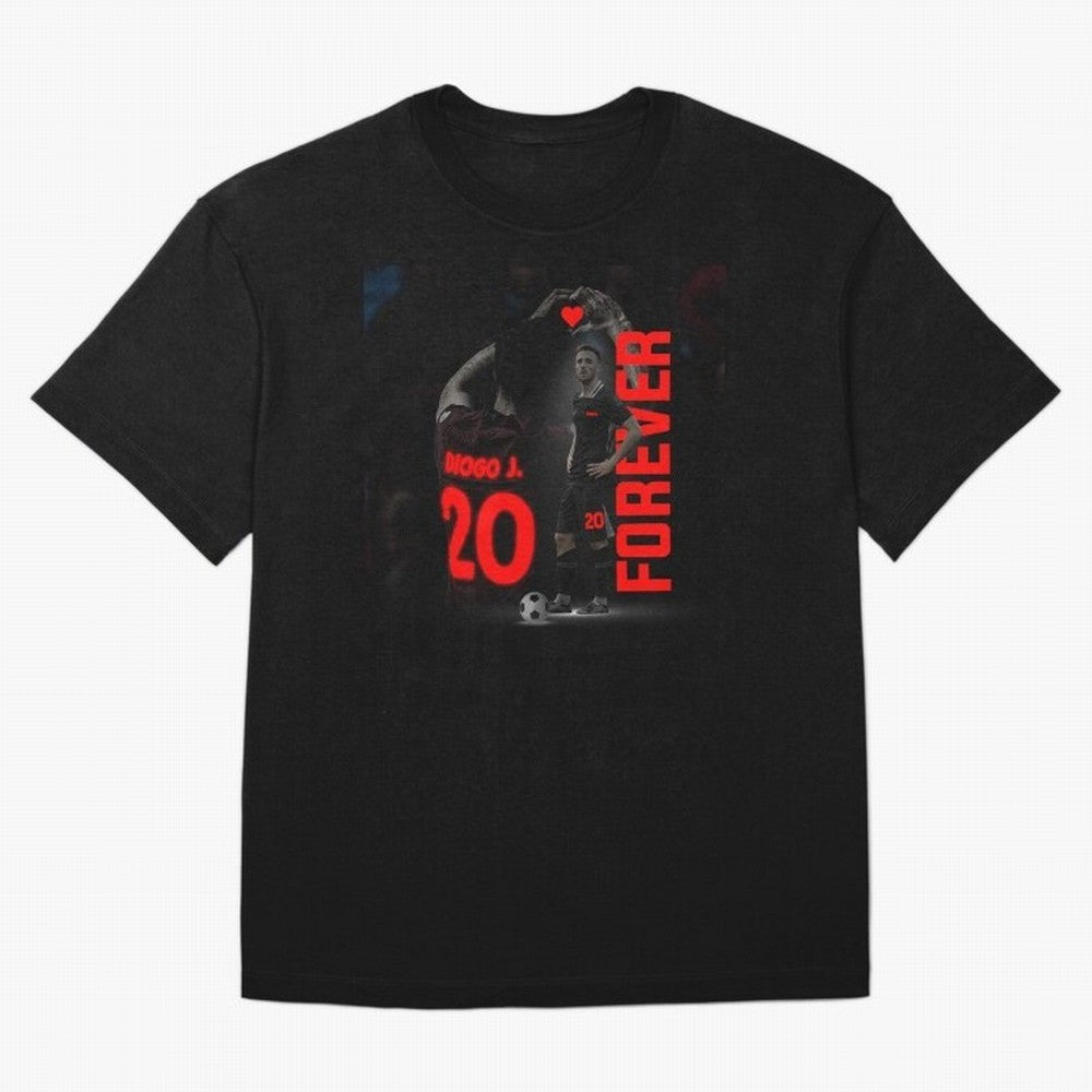 Diogo jota forever Oversized T-Shirt Turn Football Passion into FIFA World Cup 2026 Celebrating Messi and Cristiano Ronaldo, Spain Energy, Global Supporter Spirit, Legendary Goals, National Colors and Tournament Celebration; Great for Supporters