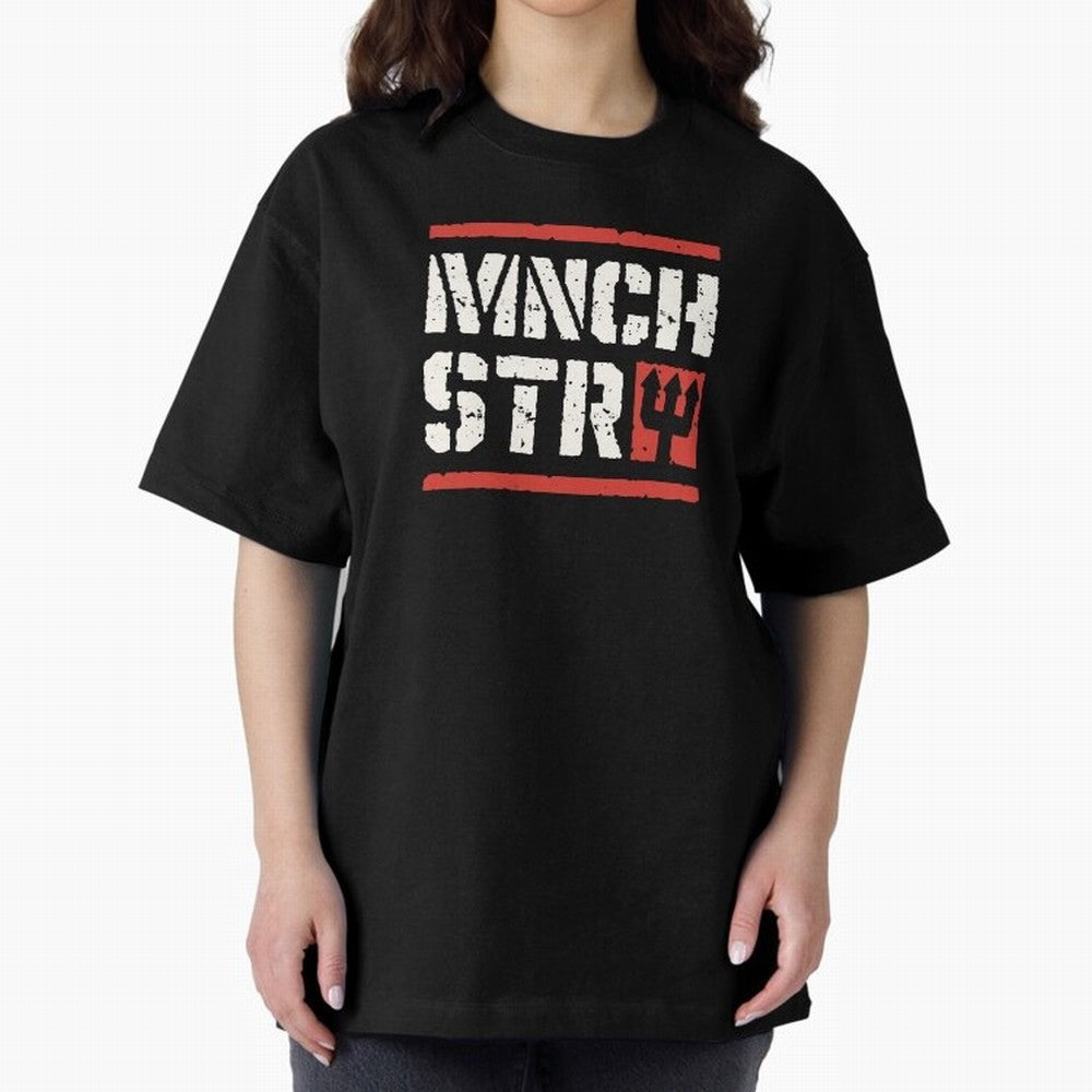 Manchester Oversized T-Shirt Remember the FIFA World Cup 2026 Journey through CR7 and Messi Highlights, France and Portugal Pride, Championship Spirit, Famous Goals, Roaring Crowds and International Football Unity; Perfect for Fans, Collectors,