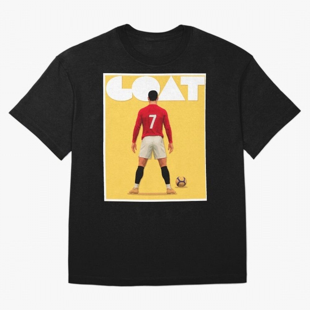 Cristiano Ronaldo Men's CR7 Football Jersey | Real Madrid GOAT Portugal Sports Shirt Fan Gift Oversized T-Shirt Honor the Beautiful Game during the FIFA World Cup 2026 USA Canada Mexico Journey through Messi, Neymar and Mbappe Highlights, Argentina