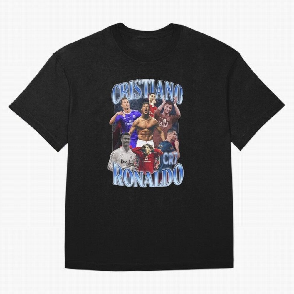 Cristiano Ronaldo GOAT Oversized T-Shirt Represent the Passion of FIFA World Cup 2026 Group Stage with Messi, Neymar and Mbappe, Spain Energy, Match Day Excitement, Supporter Culture, Golden Goals and Global Football Passion; Created for Match Day