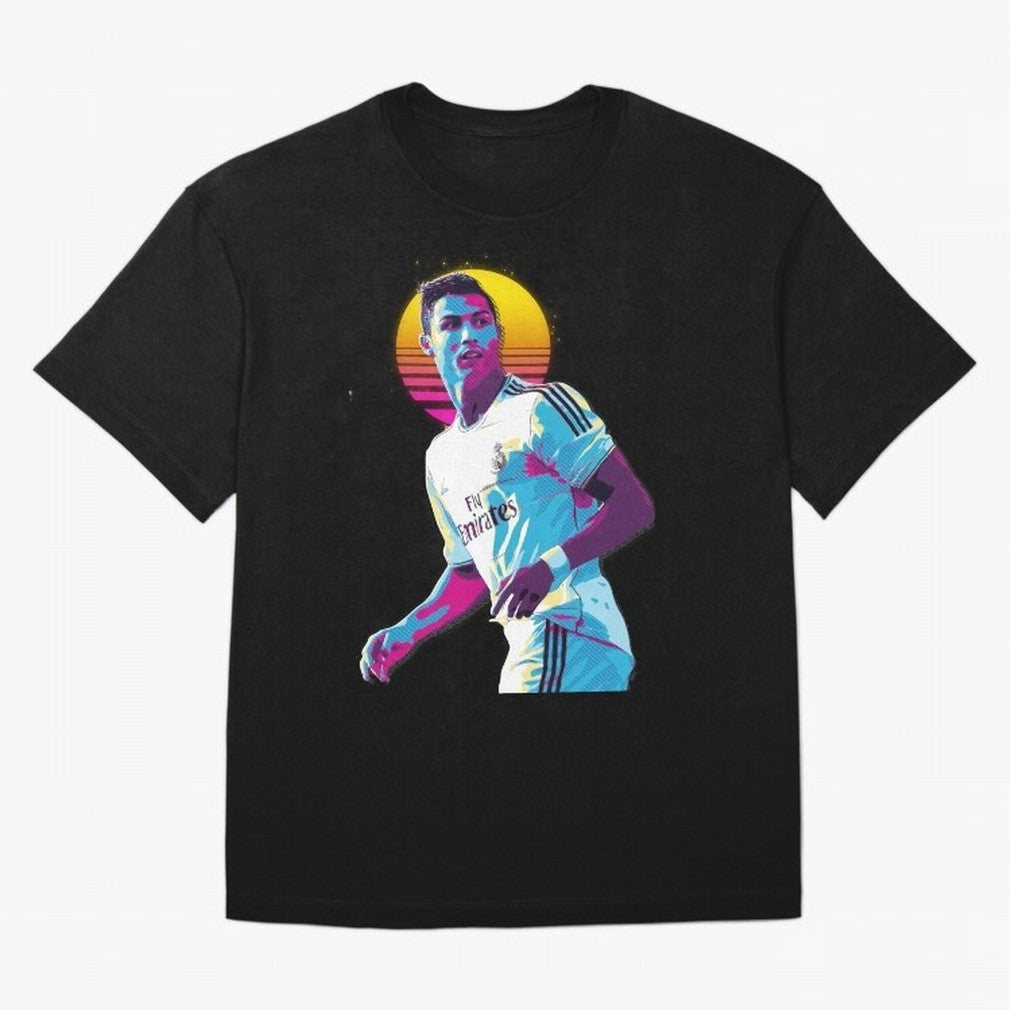 Christiano Ronaldo retro 2 Oversized T-Shirt Bring Home the FIFA World Cup 2026 Journey through Mbappe and Neymar Highlights, Argentina, France and Brazil Pride, Stadium Chants, National Pride, Trophy Dreams and Unforgettable Football Memories;