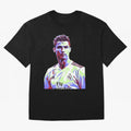 Ronaldo - retro Oversized T-Shirt Discover Global Football Passion for FIFA World Cup 2026 Group Stage, Celebrating CR7, England, Game Day Rituals, Football Legends, Country Pride and the Road to the Final; Ideal for Football Dads, Football Moms,