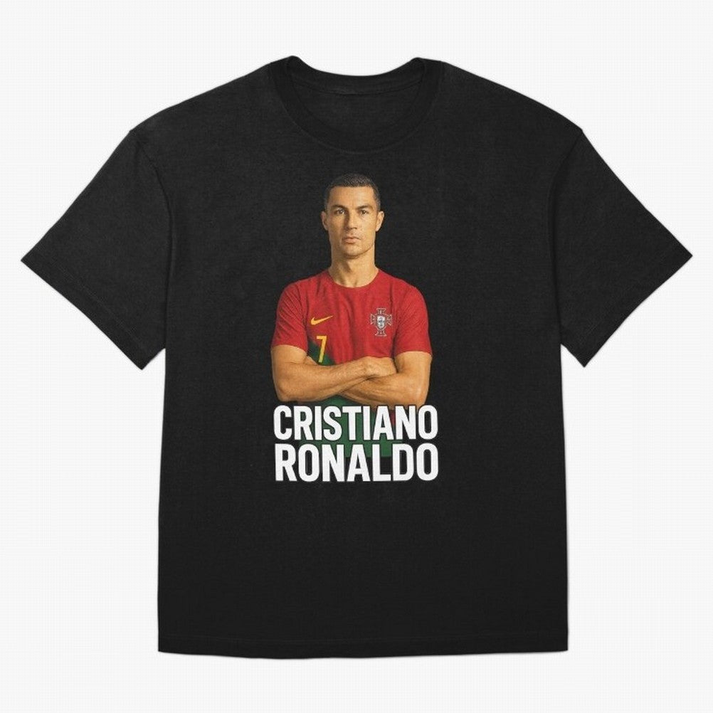 Cristiano Ronaldo Oversized T-Shirt Show Support during Match Day Hype around FIFA World Cup 2026, CR7, Portugal, Spain and Germany, Football History, Final Match Energy, Crowd Noise and Once in a Lifetime Moments; Made for Die Hard Supporters,