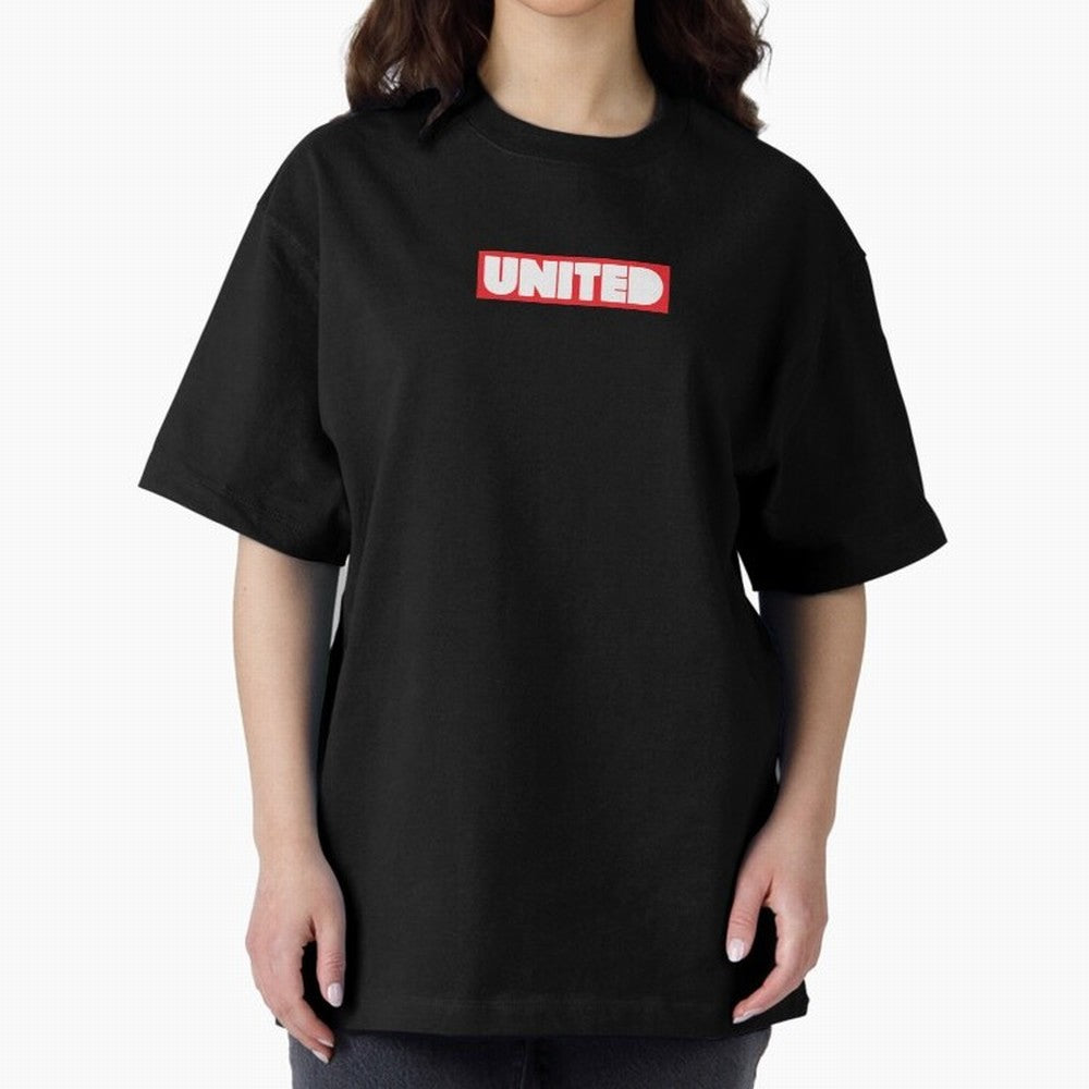 Manchester United - United Oversized T-Shirt Show Your Tournament Heart for FIFA World Cup 2026 USA Canada Mexico Spirit, Highlighting Spain, Mbappe, Fan Favorite Moments, National Team Passion, Big Match Drama and Soccer History; Perfect for Fans,