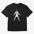 Cristiano Ronaldo Iconic Celebration Oversized T-Shirt Fuel the Hype around Match Day Hype around FIFA World Cup 2026, Mbappe, England and Germany, Classic Soccer Heritage, Championship Pressure, Fan Loyalty and International Pride; Ideal for