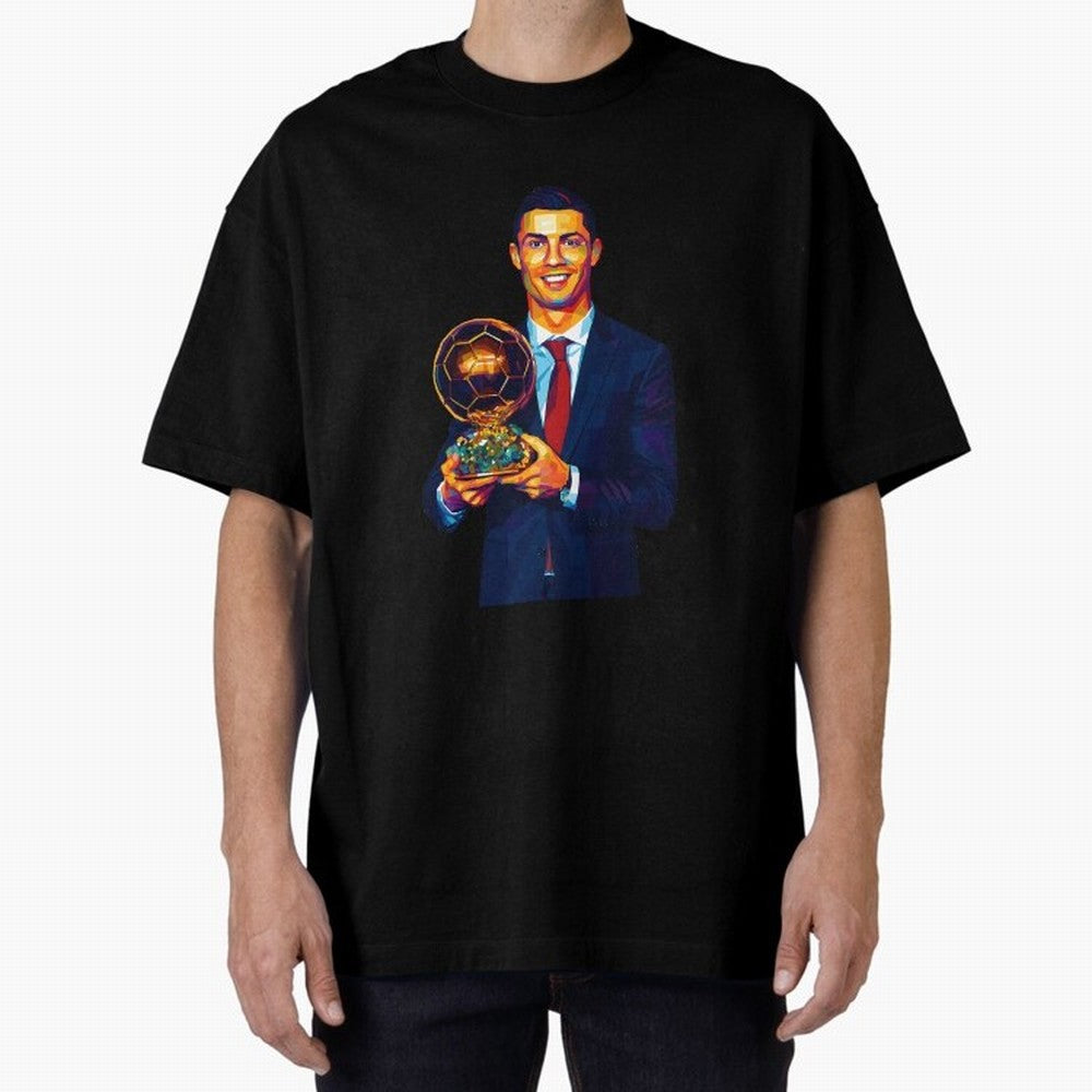Cristiano Ronaldo Wpap Art Oversized T-Shirt Capture FIFA World Cup 2026 Group Stage Spirit, Built around England, Mbappe, Classic Soccer Heritage, Championship Pressure, Fan Loyalty and International Pride; Made for Die Hard Supporters, Soccer