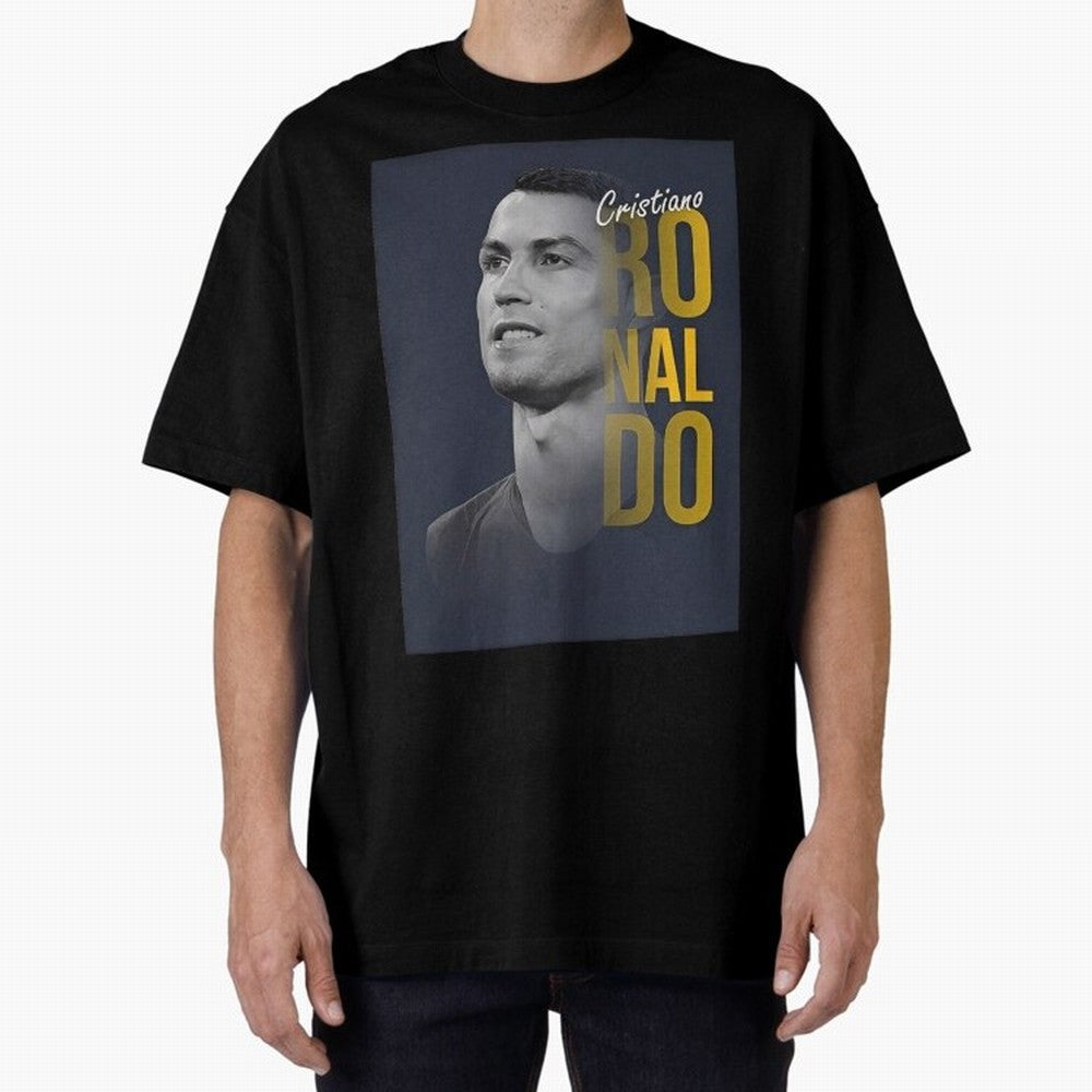 CR7 Oversized T-Shirt Celebrate National Team Dreams in Match Day Hype around FIFA World Cup 2026 USA Canada Mexico, CR7, France and Portugal, Match Day Excitement, Supporter Culture, Golden Goals and Global Football Passion; Perfect for People Who