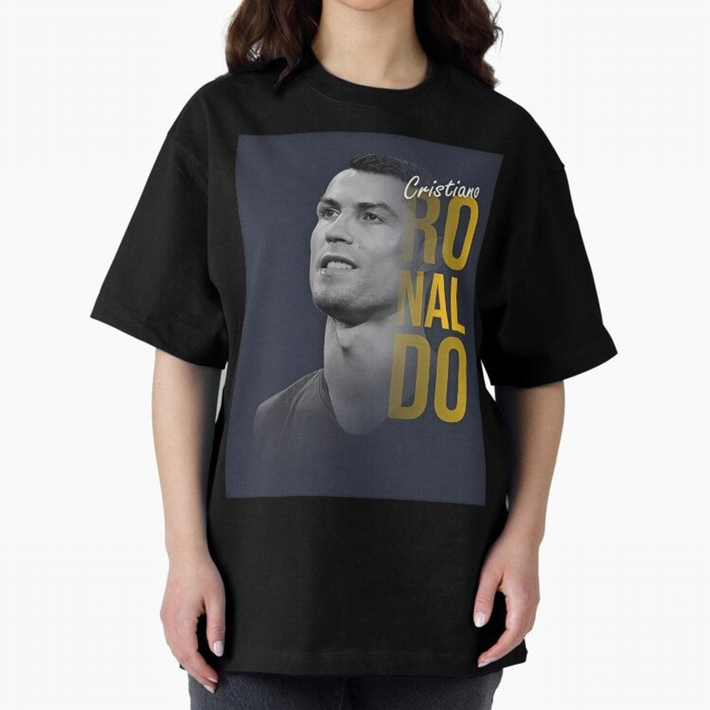 CR7 Oversized T-Shirt Celebrate National Team Dreams in Match Day Hype around FIFA World Cup 2026 USA Canada Mexico, CR7, France and Portugal, Match Day Excitement, Supporter Culture, Golden Goals and Global Football Passion; Perfect for People Who