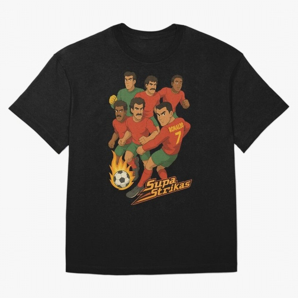 Supastrikas Portugal Team Version Oversized T-Shirt Carry FIFA World Cup 2026 Group Stage for Fans of Messi, Neymar and Mbappe and Brazil, Portugal and Argentina, Bringing Fan Favorite Moments, National Team Passion, Big Match Drama and Soccer